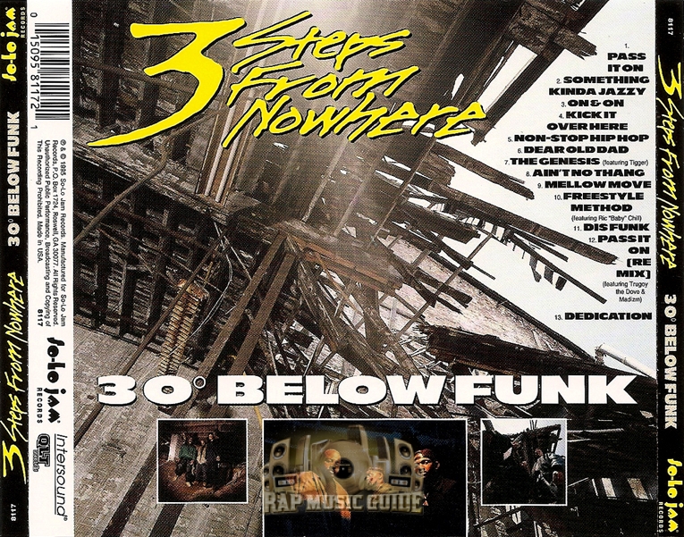 3 Steps From Nowhere - 30 Below Funk: Re-Release. CD | Rap Music Guide